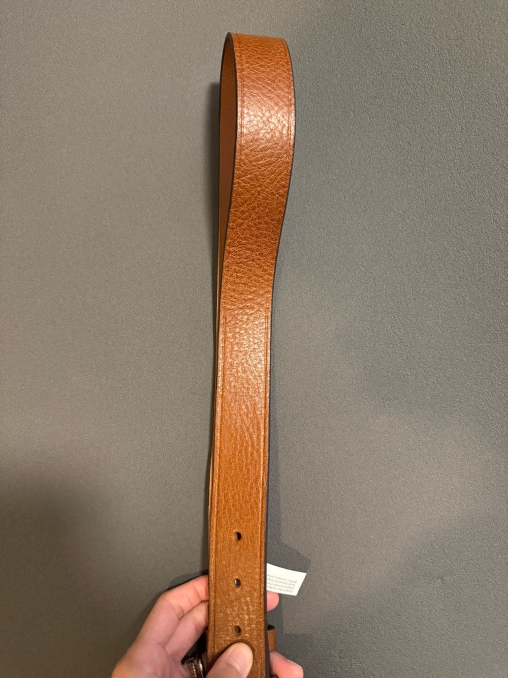 Madewell Brown Leather Belt with Brass-Tone Buckle - Picture 8 of 12
